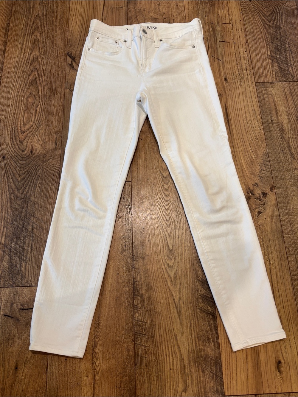 J. Crew White Skinny Jeans